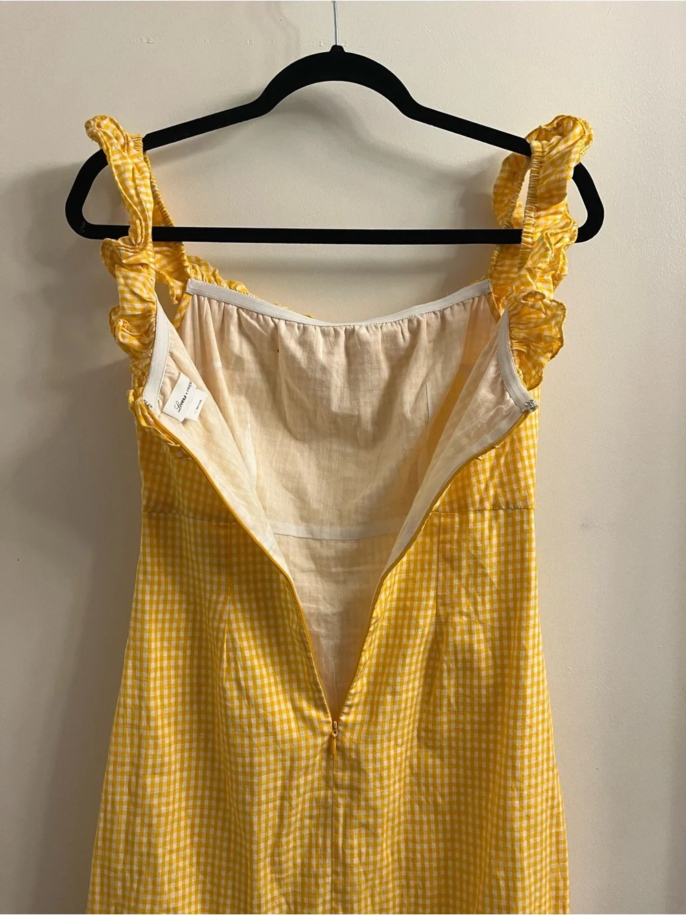 Lovers + Friends Dustin Gingham Mini Dress Small - Picture 8 of 13